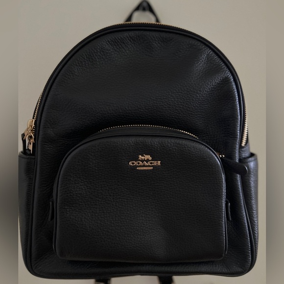COACH court leather back pack - Picture 4 of 6